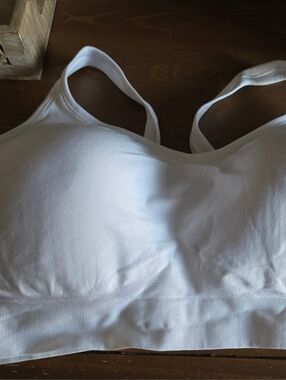 Truekind White Seamless Wireless Daily Comfort Shaper Bra 3XL Plus Size NWT